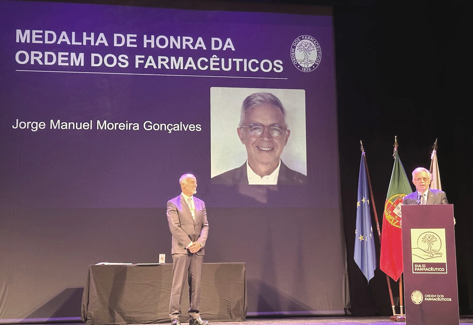 Ordem dos Farmacêuticos honours Jorge Gonçalves with the Medal of Honour